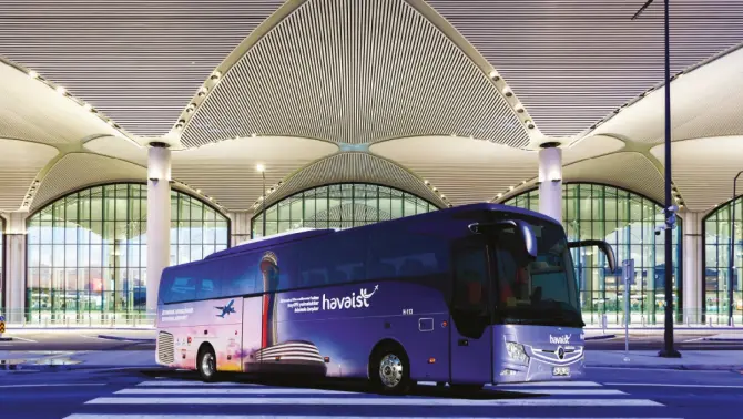 İstanbul Havalimanı Servis Otobüsü - Şehir Merkezine Tek — Taksim