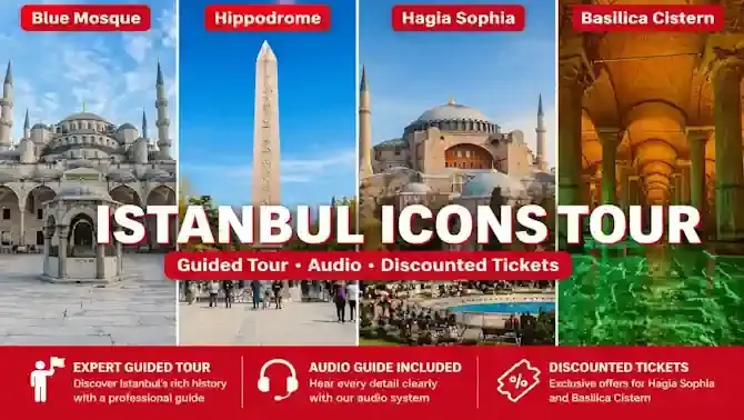 İstanbul: Sultanahmet Camii, Ayasofya ve Yerebatan